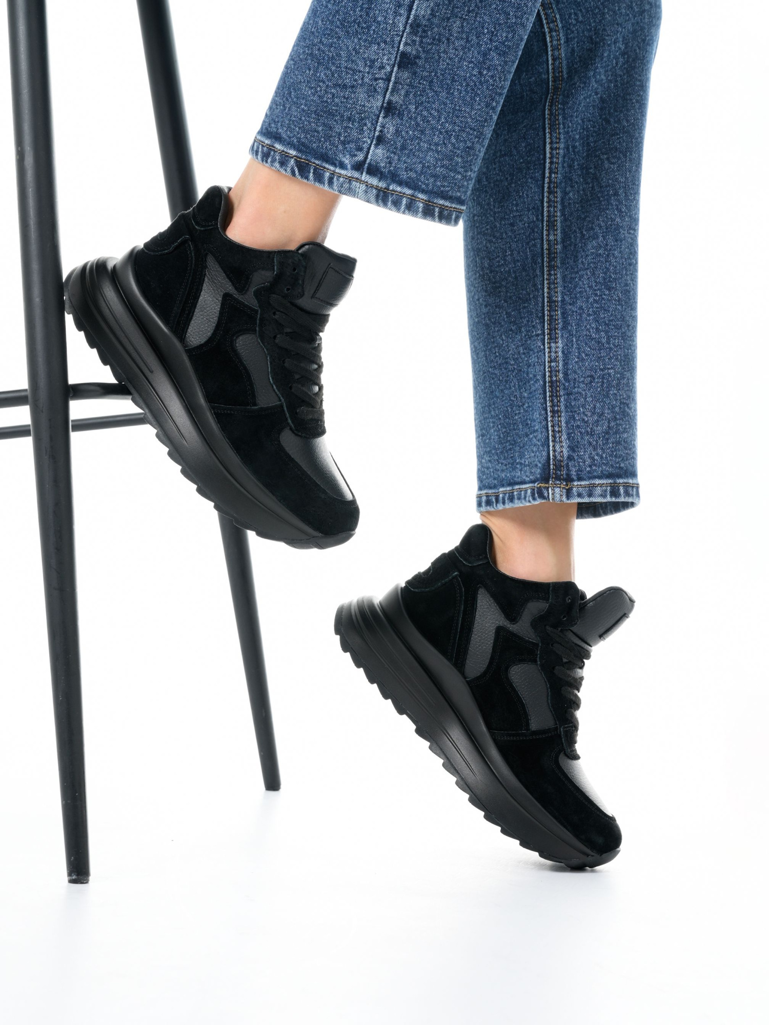 Ботинки спорт BRANDO нат.замша+нат.кожа Зима BR-00033760 купить  в Красноярске