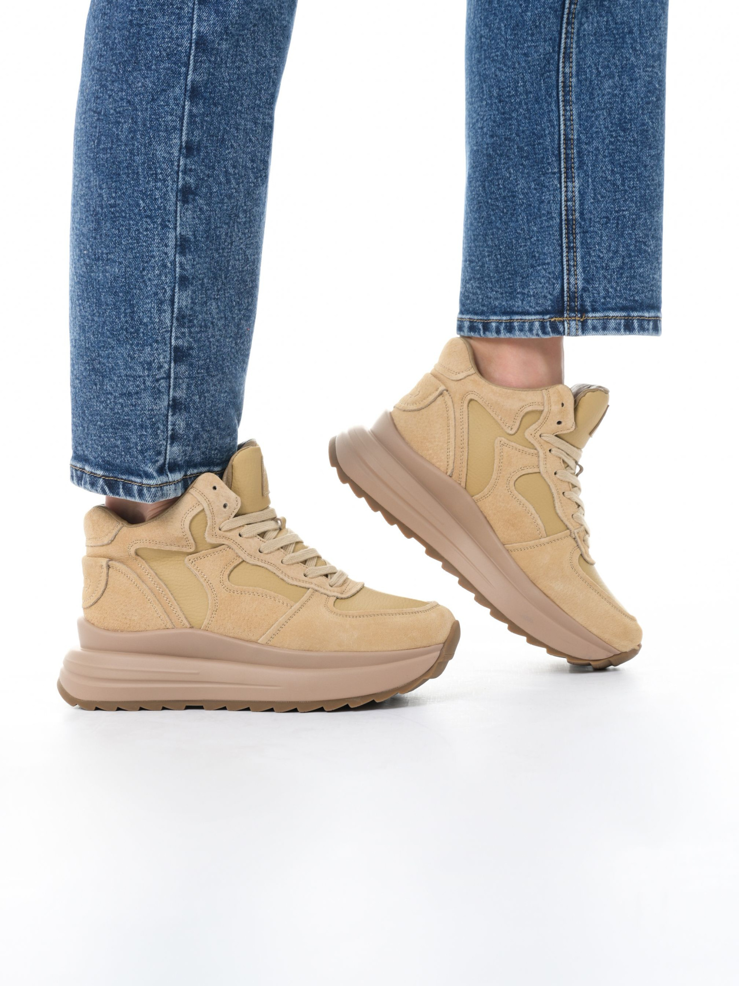 Ботинки спорт BRANDO нат.замша+нат.кожа Зима BR-00033757 купить  в Красноярске