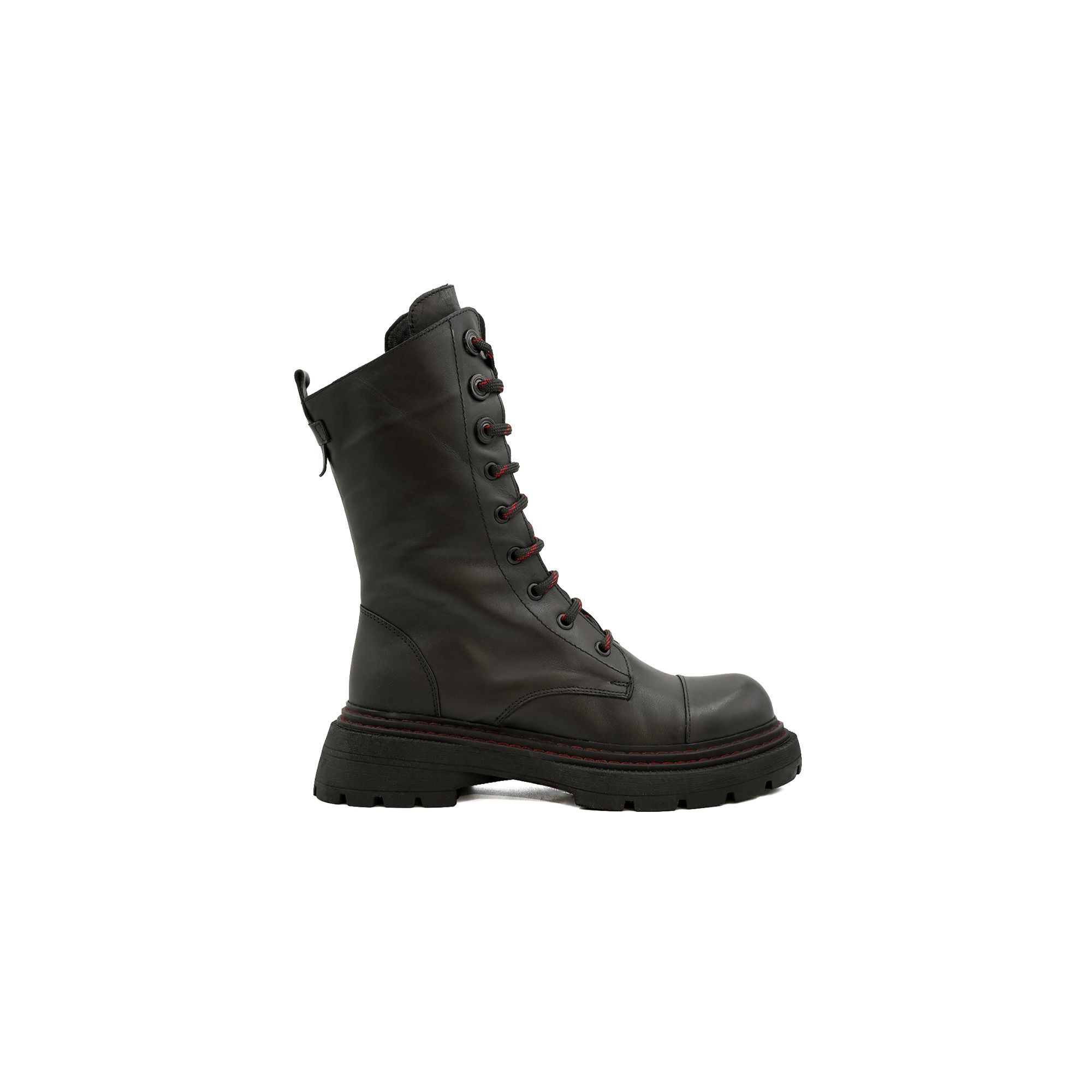 Полусапоги на шнуровке  натуральная кожа Зима BR-00015529 купить  в Красноярске