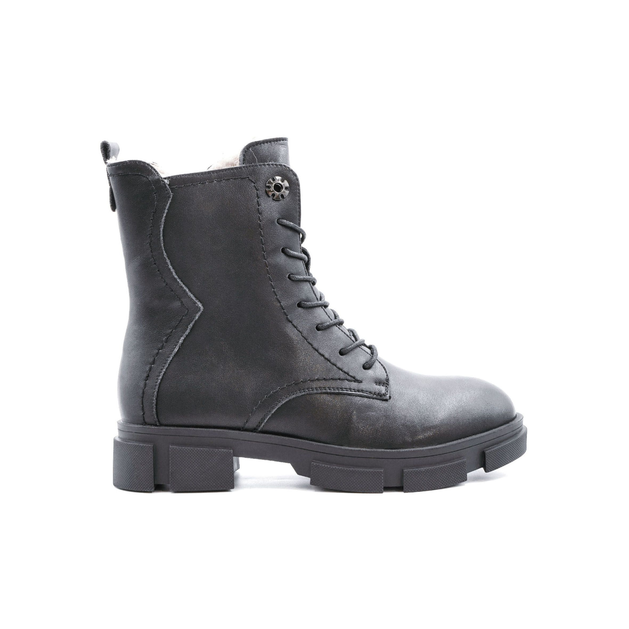 Ботинки на шнуровке ТОФА натуральная кожа Зима BR-00006088 купить  в Красноярске